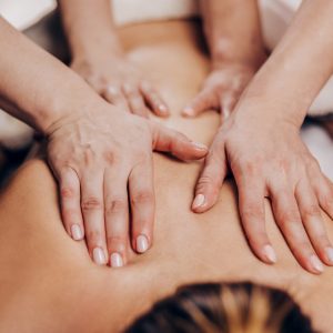 Tarjeta regalo - Masaje a Cuatro Manos